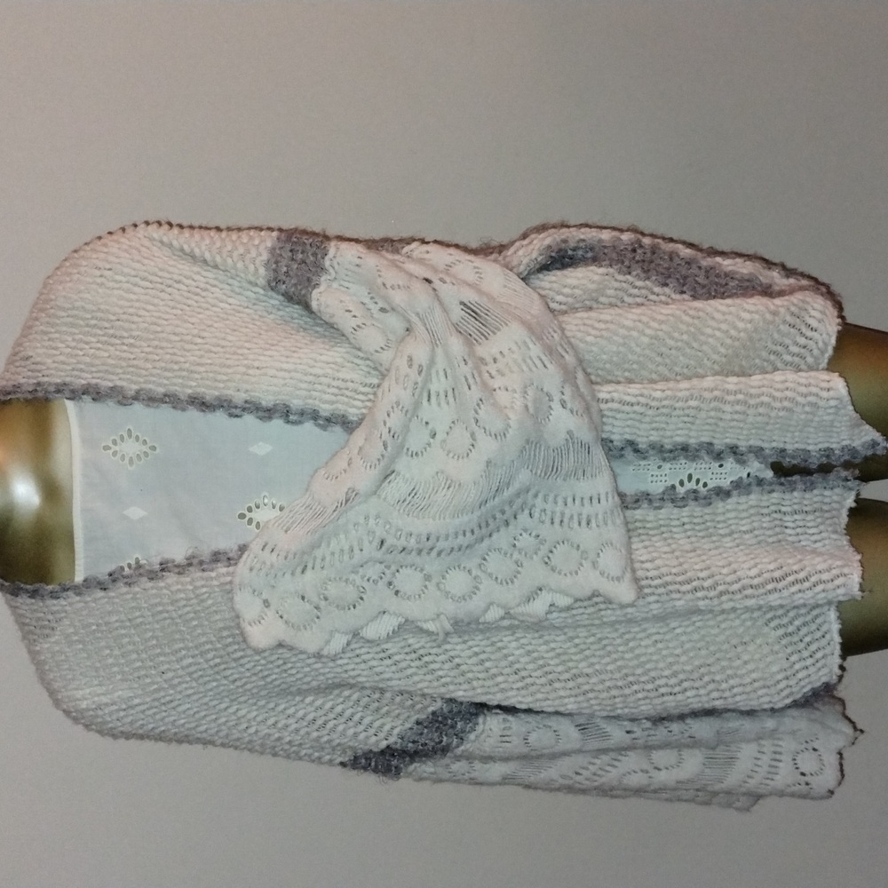 Crochet Boho Hippie Sweater Shrug Poncho